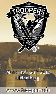 TROOPERS12 Flyer Join us in Heidelberg!