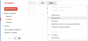 Gmail Export Contacts