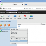 SOGo Import Addressbook