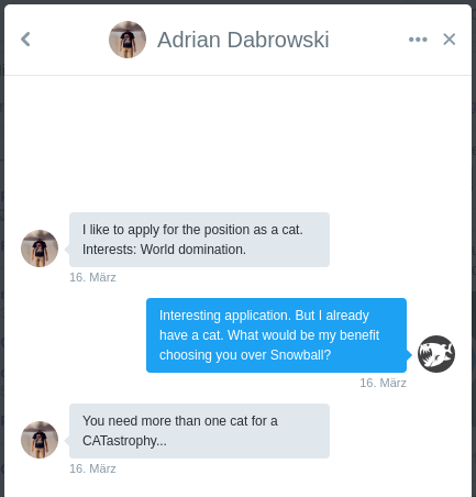 Twitter Direct Message FishBowl